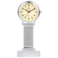 Stainless Steel Illuminous Dial Fob Watch