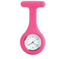 Pink Silicone Fob Watch