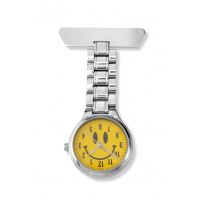 Ladies Fob Watch With Smile Face Dial