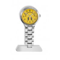 Ladies Fob Watch With Smile Face Dial