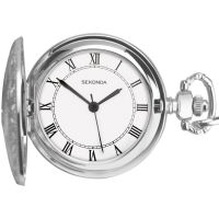 Gents Chrome-plated Full Hunter Pocket Watch