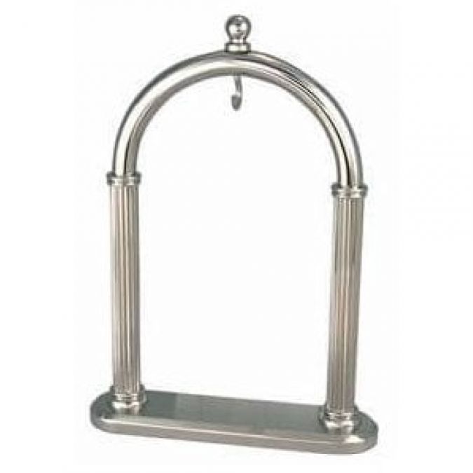 Chrome Plated Arched Pocket Watch Stand