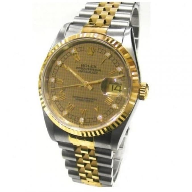 Pre Owned Two Tone Oyster Perpetual Date Just Watch