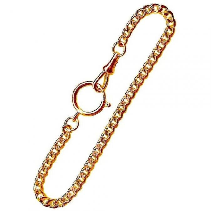 Rose Gold Plated Two Chain Bundle T-Bar & Bolt Ring