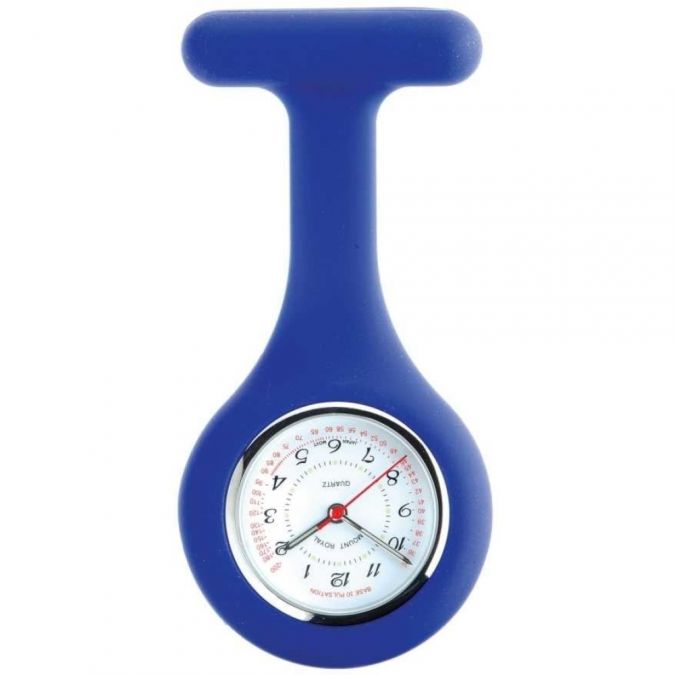 Blue Silicone Fob Watch