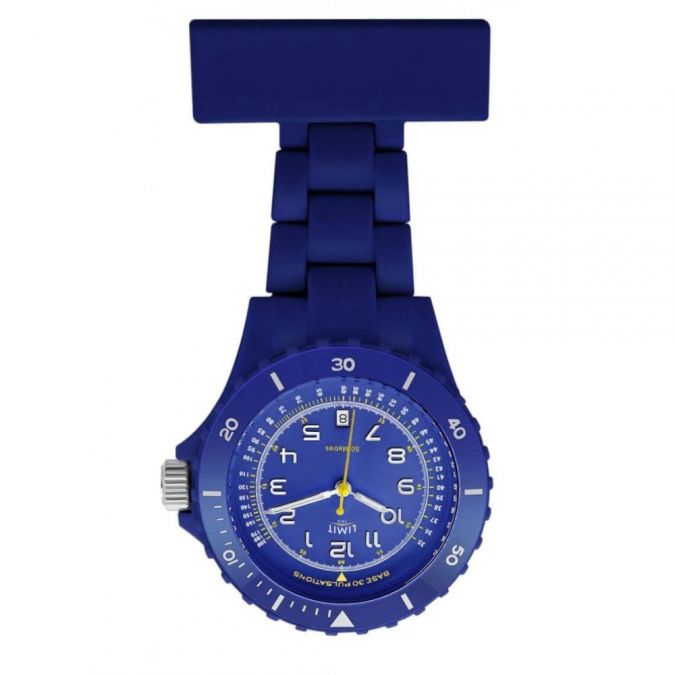 Blue Resin Nurse Fob Watch