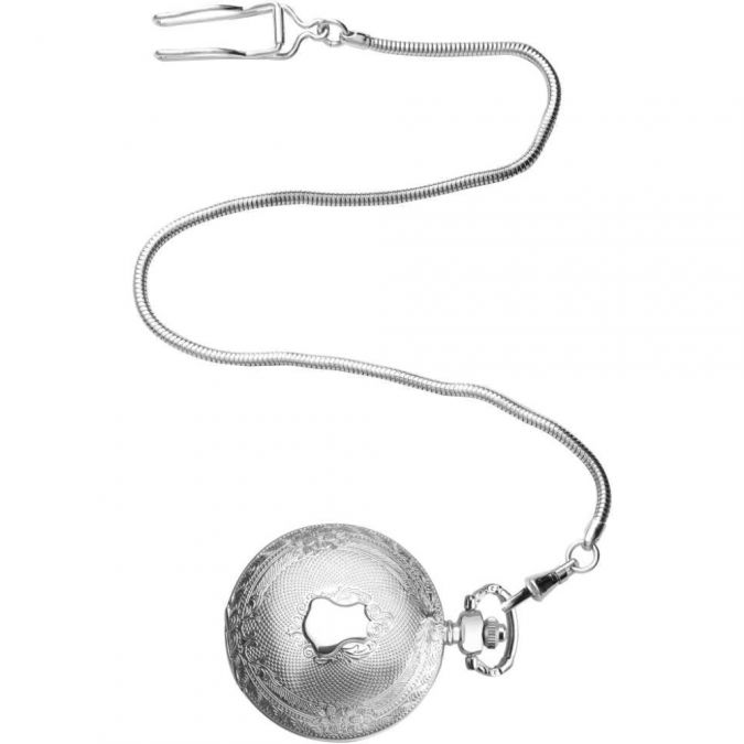 Gents Chrome-plated Full Hunter Pocket Watch