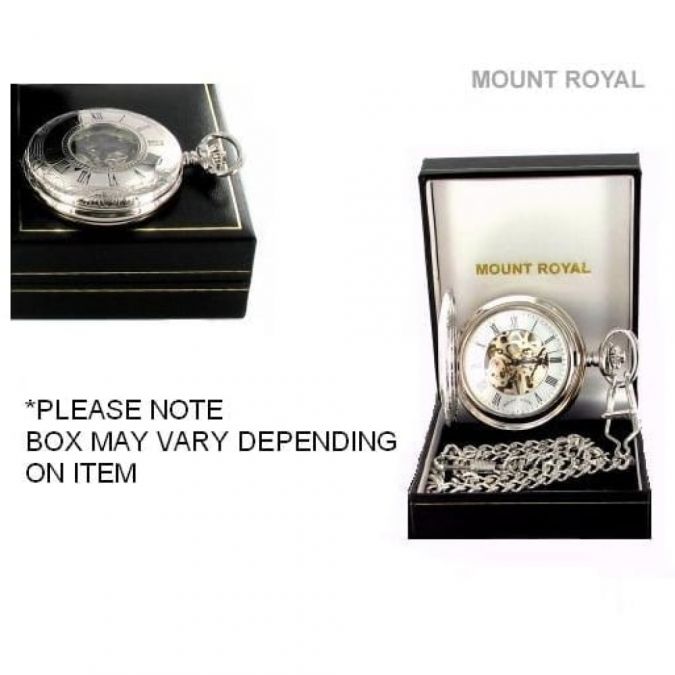 Gold Tone Full Hunter Pattern Quartz Pendant Necklace Watch