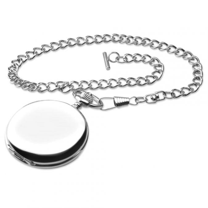 Exclusive Chrome Pocket Watch
