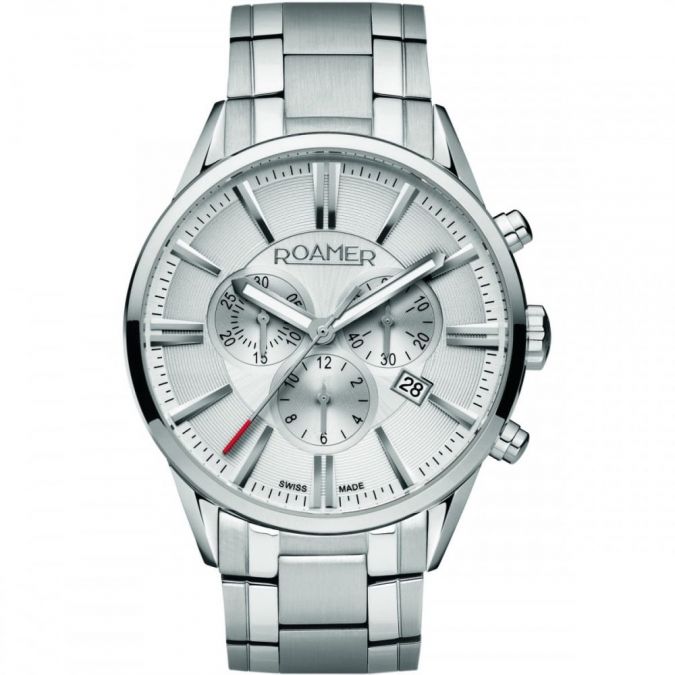 Mens' Superior Chronograph Timepiece With Date Display