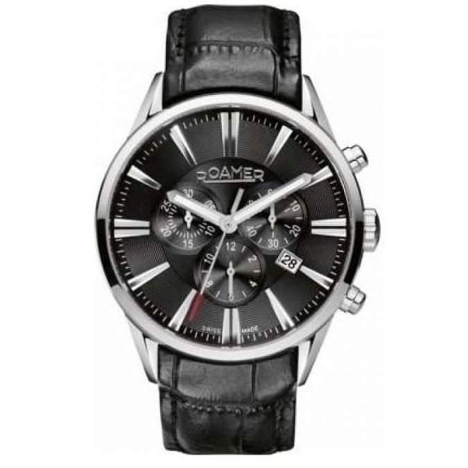 Mens' Superior Chronograph Watch With Date Function