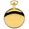 Gold Plated Skeleton Mechanical Double Hunter Pocket Watch