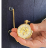 The Eltham - Gold Mechanical Open Face Pocket Watch