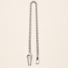 Chrome Plated Belt Bar Slide Pocket Watch Chain