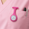 Pink Silicone Fob Watch