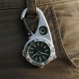 Clip Watches Stainless Steel Quartz Pocket Watch